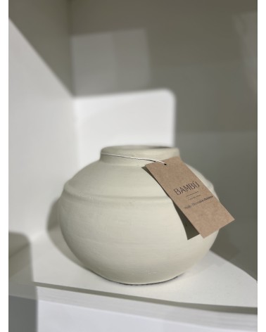 Vase décoratif en terre cuite