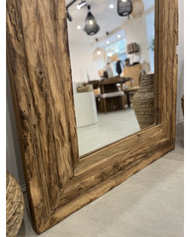 Grand miroir en teck 200x110CM