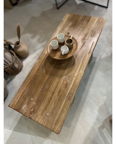 Table basse en bois recyclé