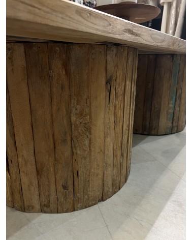 Table basse en bois recyclé